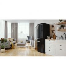 Gorenje Холодильник с нижн. мороз. камерой Gorenje, 194x66x60см, 2 дв., 204(96)л, А++, Retro,