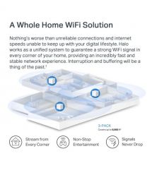 Mercusys Система WiFi-Mesh Halo H60X AX1500, 3xGE LAN/WAN, 3мод