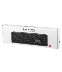 Keychron Клавиатура мембраная B6 Pro, USB/WL/BT, space gray