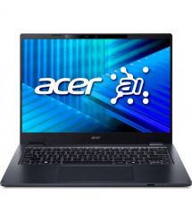 Acer Ноутбук TravelMate TMP414-55 14" WUXGA IPS, Intel U7-255U, 32GB, F1TB, UMA, Lin, синий