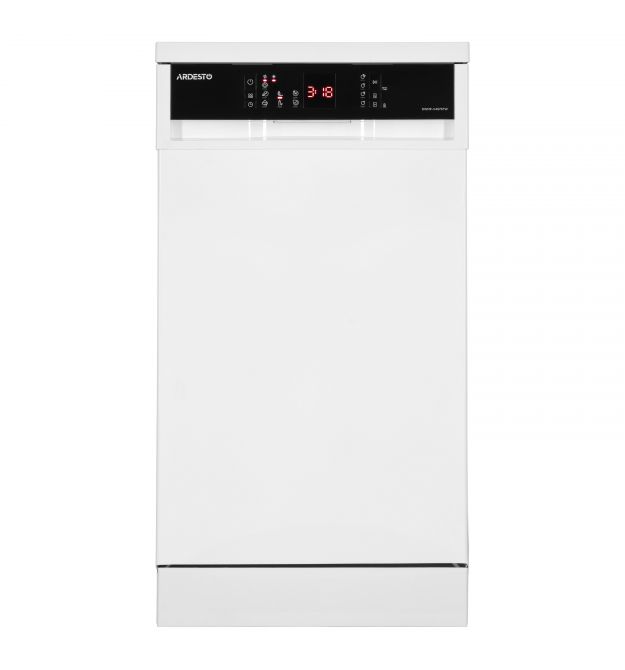 ARDESTO Посудомоечная машина, 10компл., А++, 45см, дисплей, обработка паром, белый
