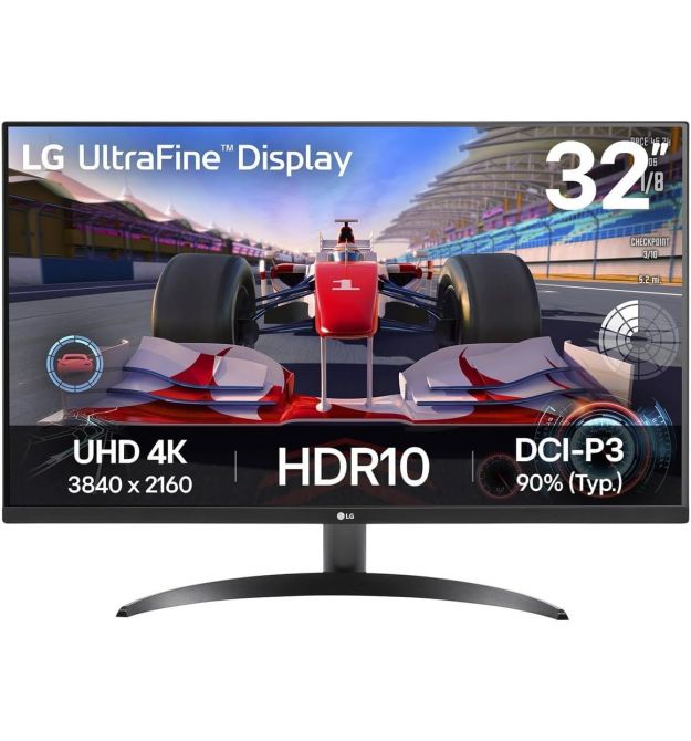 LG Монитор LG 32" 32UR500K-B 2xHDMI, DP, Audio, VA, 3840x2160, 4ms, DCI-P3 90%, FreeSync, HDR10