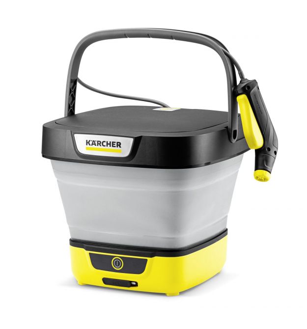 Karcher Минимойка низкого давления аккумуляторная OC 3 Foldable, 120л/ч, шланг 1.8м, бак для воды 8л, вес 2.2кг, USB-C