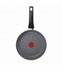 Tefal Сковорода Hard Stone, 20см, алюминий, бакелит, серый