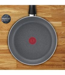 Tefal Сковорода Hard Stone, 20см, алюминий, бакелит, серый
