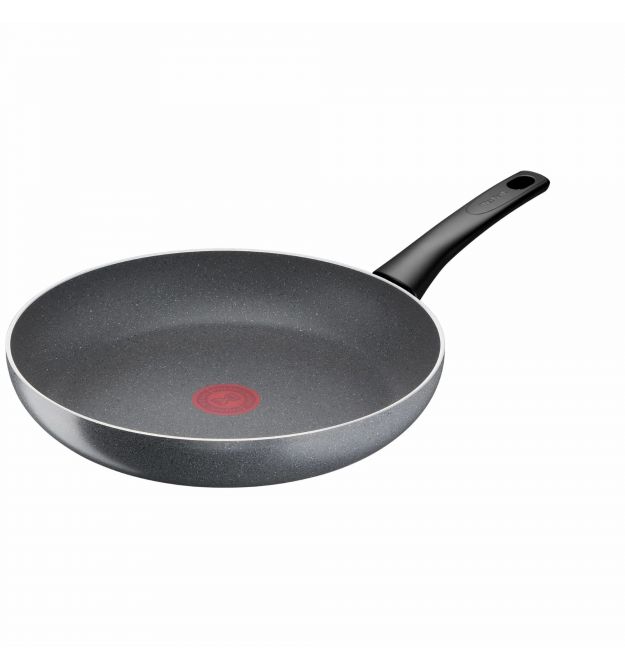 Tefal Сковорода Hard Stone, 28см, алюминий, бакелит, серый