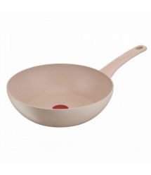 Tefal Сковорода ВОК Delight,28см, алюминий, бакелит, бежевый