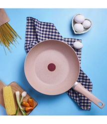 Tefal Сковорода ВОК Delight,28см, алюминий, бакелит, бежевый