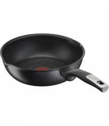 Tefal Сковорода глубокая Unlimited, 22см, алюминий, бакелит, черный