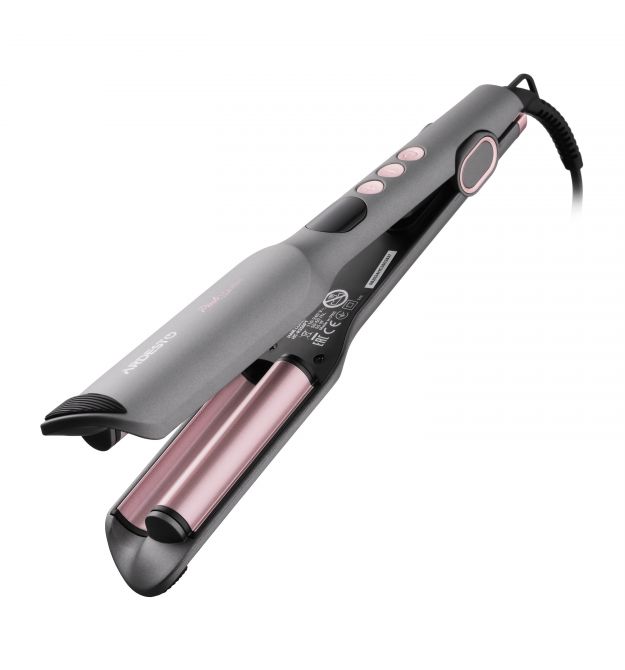 ARDESTO Плойка для создания локонів Pink Touch, 55Вт, 100-200C, керамика, серый+розовий