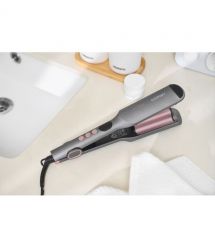ARDESTO Плойка для создания локонів Pink Touch, 55Вт, 100-200C, керамика, серый+розовий