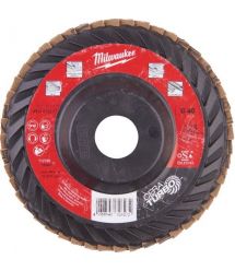 Milwaukee Диск лепестковый CERA TURBO, 125x22.2мм, K40