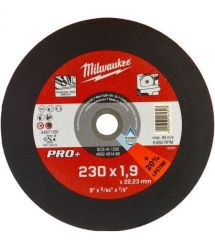 Milwaukee Диск отрезной по металлу PRO+, 230х1.9х22.2мм