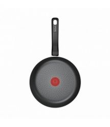 Tefal Сковорода с крышкой So' Light, 24см, алюминий, бакелит, стекло, черный
