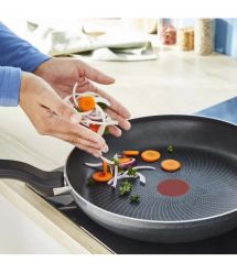 Tefal Сковорода с крышкой So' Light, 26см, алюминий, бакелит, стекло, черный