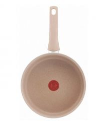Tefal Сотейник Delight, с крышкой, 24см, алюминий, бпкелит, бежевый
