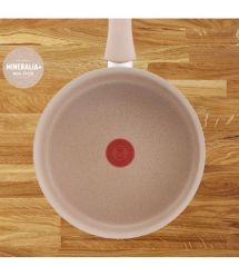 Tefal Сотейник Delight, с крышкой, 24см, алюминий, бпкелит, бежевый