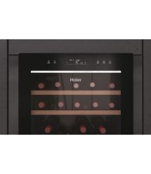 Haier Холодильник Haier для вина, 127x49.7х58.5, мороз.отд.-190л, зон - 2, бут-77, ST, дисплей, черный