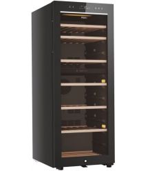 Haier Холодильник Haier для вина, 127x49.7х58.5, мороз.отд.-190л, зон - 2, бут-77, ST, дисплей, черный