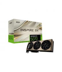 MSI Видеокарта GeForce RTX 5070 12GB GDDR7 INSPIRE 3X OC
