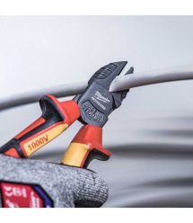 Milwaukee Кусачки-бокорезы, диэлектрические, для работ под напряжением 1000В, 145мм