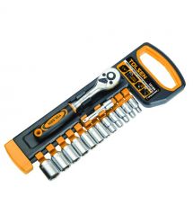 Tolsen Набор торцевых головок Профи, 1/4", 14шт, CrV