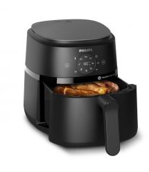 Philips Мультипечь Ovi Dual Steam 1500Вт, чаша-45781л, сенсорное управл., 13 авто. программ, пластик, чорний