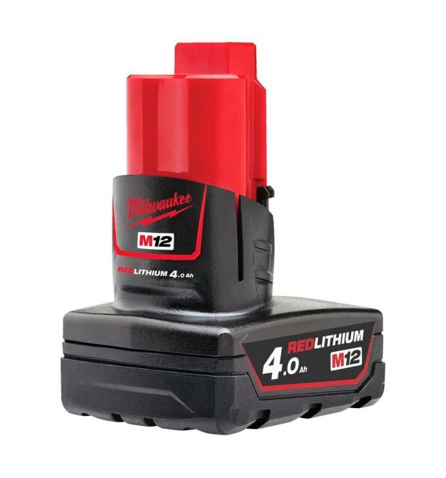Milwaukee Аккумулятор Redlithium M12 12В, 4А·час, 0.4кг