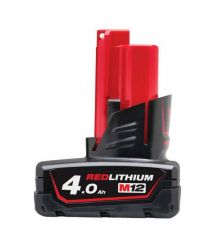 Milwaukee Аккумулятор Redlithium M12 12В, 4А·час, 0.4кг