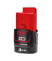 Milwaukee Аккумулятор Redlithium M12 12В, 3А·час, 0.2кг