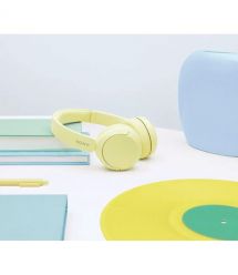 Sony Наушники On-ear WH-CH520 BT 5.2, SBC, AAC, Wireless, Mic, Желтый