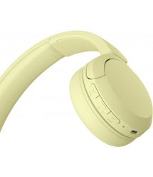 Sony Наушники On-ear WH-CH520 BT 5.2, SBC, AAC, Wireless, Mic, Желтый
