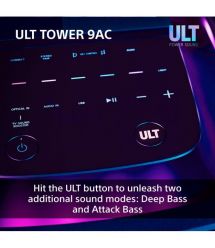 Sony Акустическая система ULT TOWER 9AC 2.0, BT 5.3, LED, Party Connect, SBC, AAC, LDAC