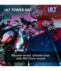 Sony Акустическая система ULT TOWER 9AC 2.0, BT 5.3, LED, Party Connect, SBC, AAC, LDAC