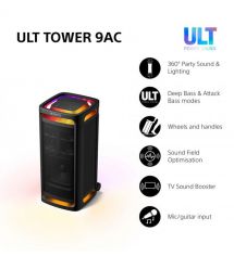Sony Акустическая система ULT TOWER 9AC 2.0, BT 5.3, LED, Party Connect, SBC, AAC, LDAC