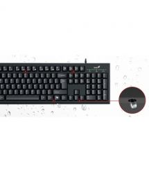 Genius Комплект клавиатура и мышь Genius KM-100SE, AI, EN/UKR, черный