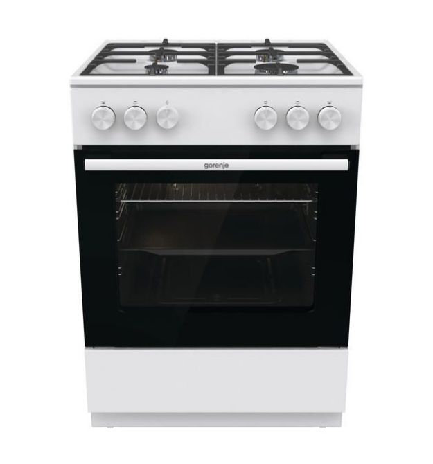 Gorenje Плита газовая, 72л, 60x60см, чугун, белый