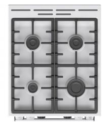 Gorenje Плита комбинированная, 7,0 л, 50x60 см, дисплей, чугун, белый