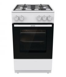 Gorenje Плита газова, 70л, 50x60см, чугун, белый