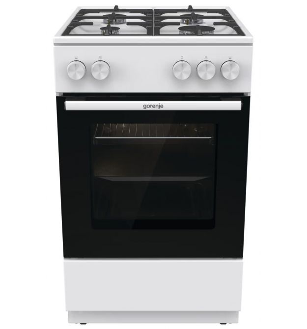 Gorenje Плита газова, 70л, 50x60см, чугун, белый