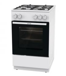Gorenje Плита газова, 70л, 50x60см, чугун, белый
