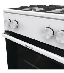 Gorenje Плита газова, 70л, 50x60см, чугун, белый