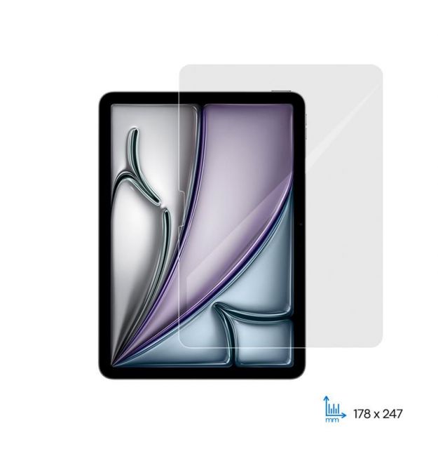 2E Защитное стекло для iPad Air 11" (2024), 2.5D, прозрачный