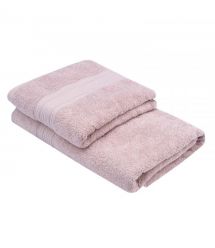 ARDESTO Полотенце махровое SuperSoft 70х140см, 100% хлопок, розовый