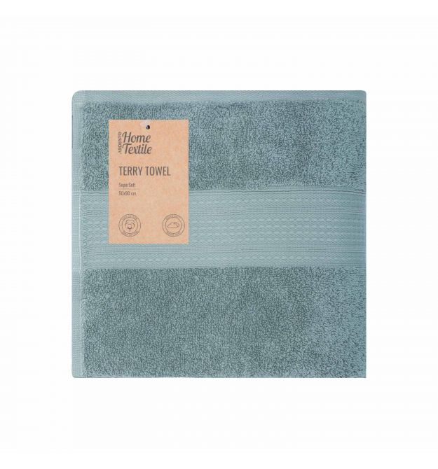 ARDESTO Полотенце махровое SuperSoft 50х90см, 100% хлопок, зеленый