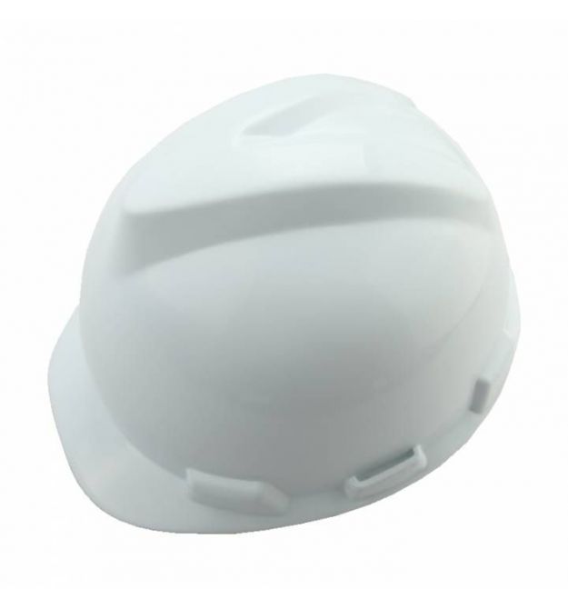 Tolsen Каска защитная, пластик полипропилен РР, пряжка для регулировки, наушники, белый
