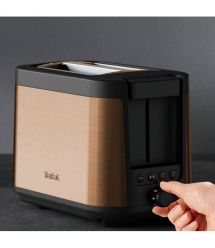 Tefal Тостер Tefal Coppertinto 850Вт, разморозка, пластик, бронзовый