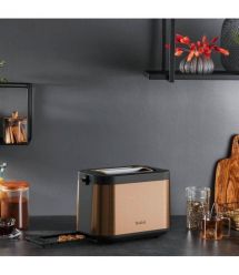 Tefal Тостер Tefal Coppertinto 850Вт, разморозка, пластик, бронзовый