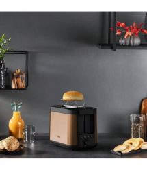 Tefal Тостер Tefal Coppertinto 850Вт, разморозка, пластик, бронзовый