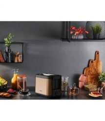 Tefal Тостер Tefal Coppertinto 850Вт, разморозка, пластик, бронзовый